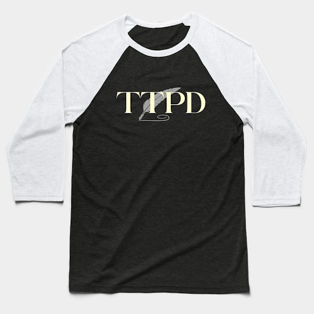 The Tortured Poets Department Baseball T-Shirt by SwiftLyrics